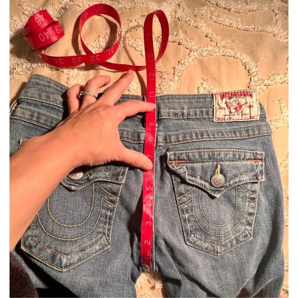 Authentic True Religion Jeans| Joey size 28 inch | boot cut low rise - Picture 11 of 13